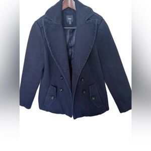 GAP Women’s Navy Peacoat Jacket – Size XS